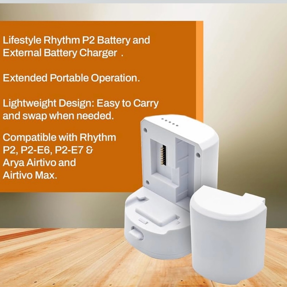 External Battery Charger for P2, P2-E6 & P2-E7 Series Oxygen Concentrators - Picture 4 of 6